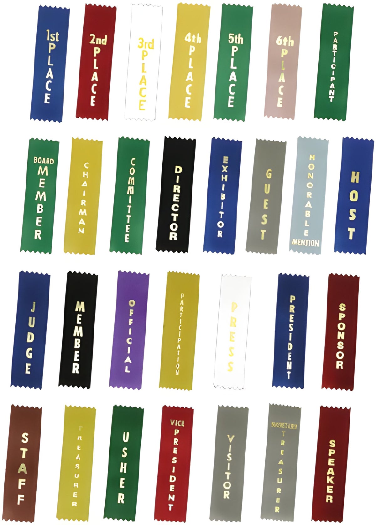 1-5/8" x 6" Stock Ribbon