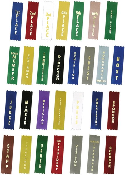 1-5/8" x 6" Stock Ribbon