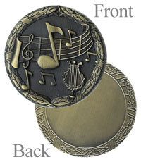 2" Music Design Medal