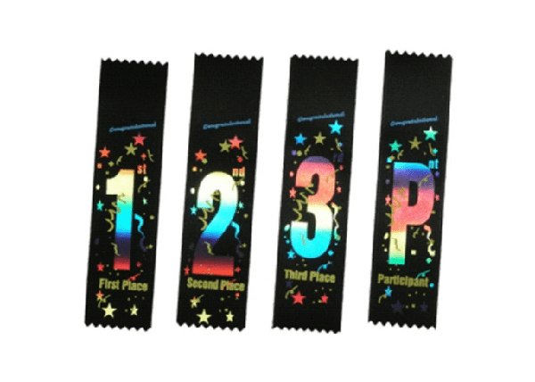 2" x 8" Celebration Line Place Ribbon