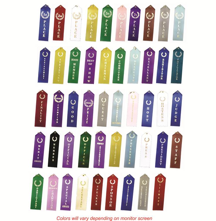 2" x 8" Stock Ribbon with Card & String