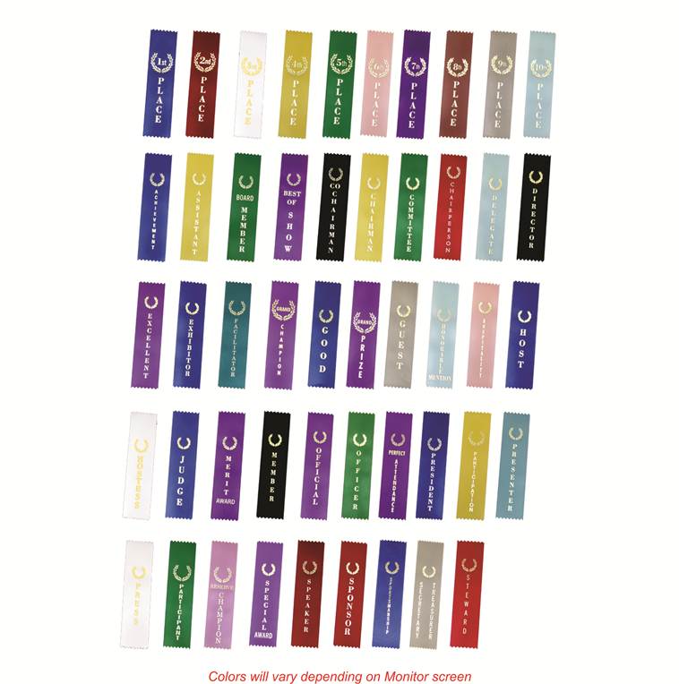 2" x 8" Stock Flat Ribbon