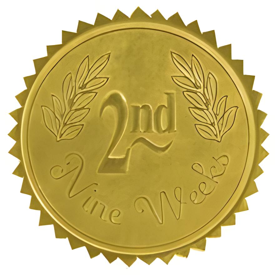 2nd Nine Weeks Certificate Seal