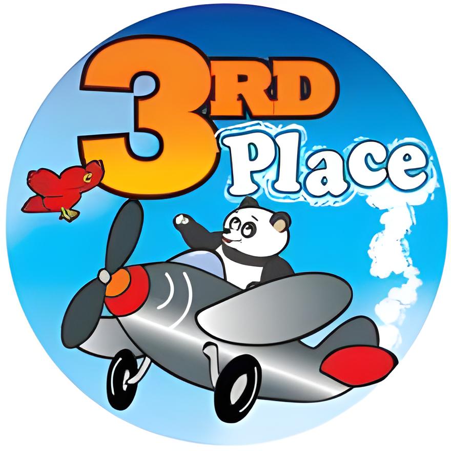 3rd Place Motivational Stickers