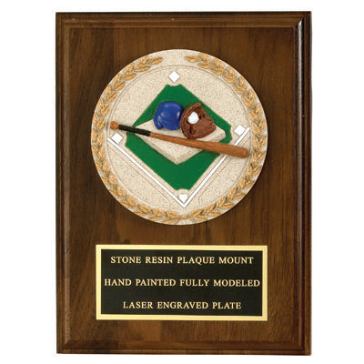 4" Cast Stone Insert Plaque - 6" x 8"