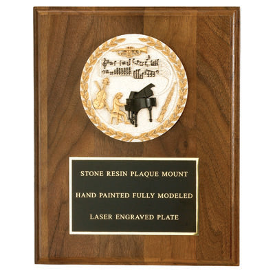 4" Cast Stone Insert Plaque - 8" x 10"