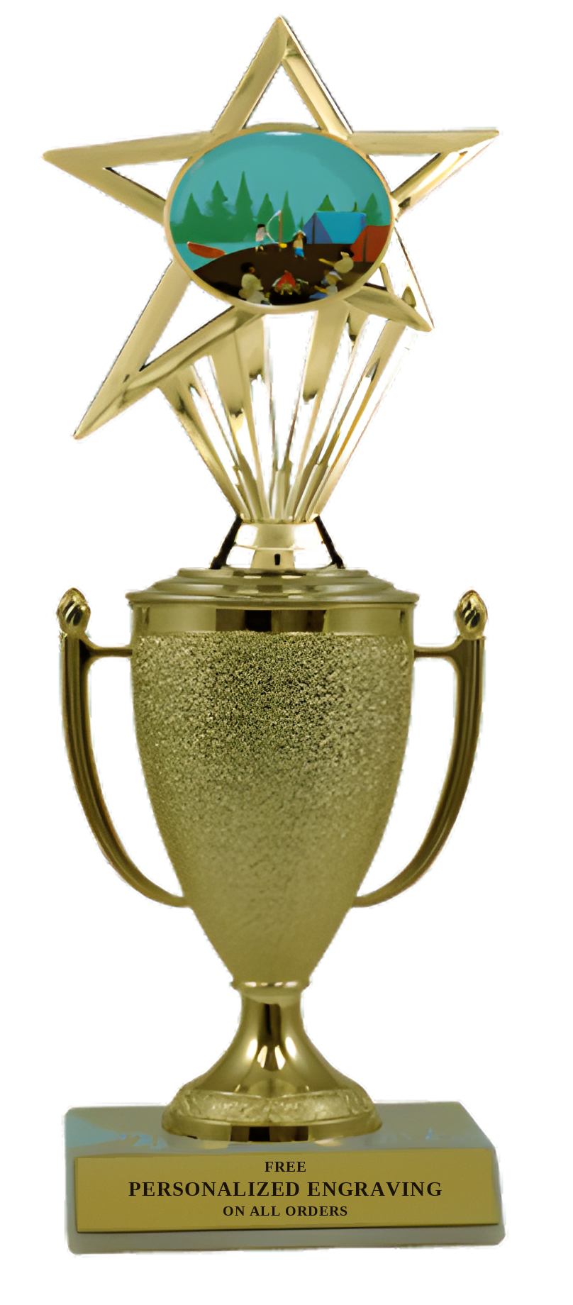 Camping Cup Trophy with Insert