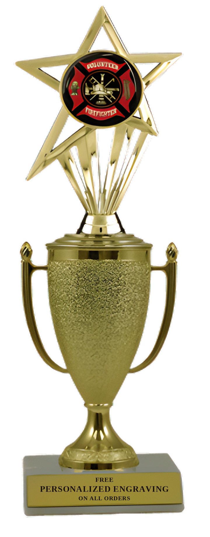 Firefighter Cup Trophy with Insert