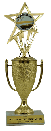 Gymnastics Cup Trophy with Insert