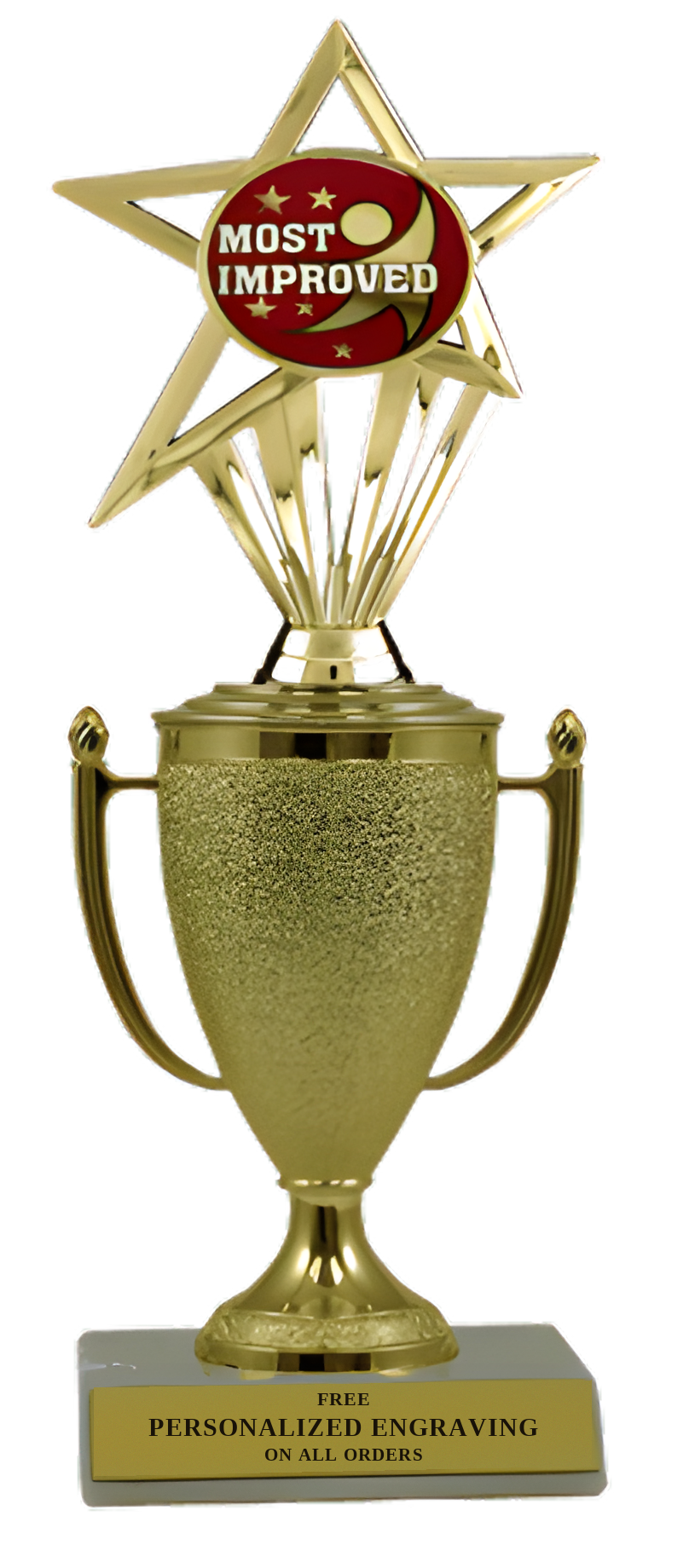 Most Improved Cup Trophy with Insert