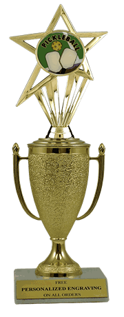 Pickleball Cup Trophy with Insert
