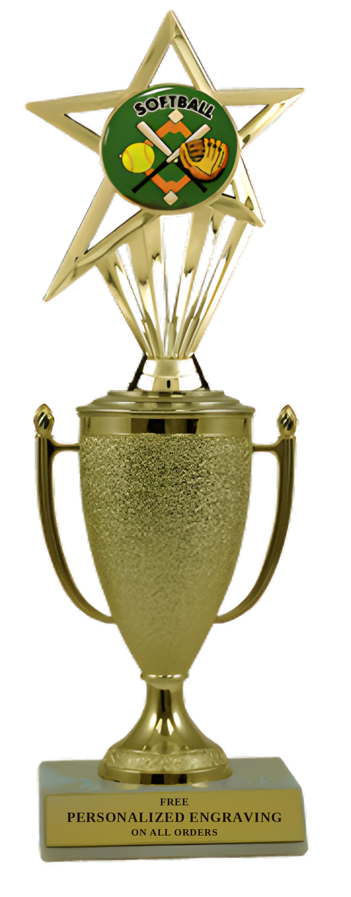 Softball Cup Trophy with Insert