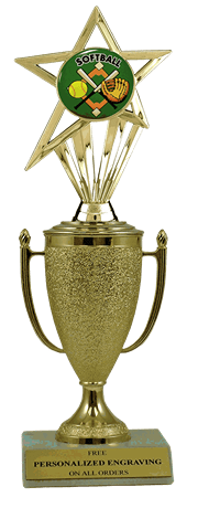 Softball Cup Trophy with Insert