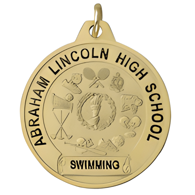 All Sport Front Imprint Medal