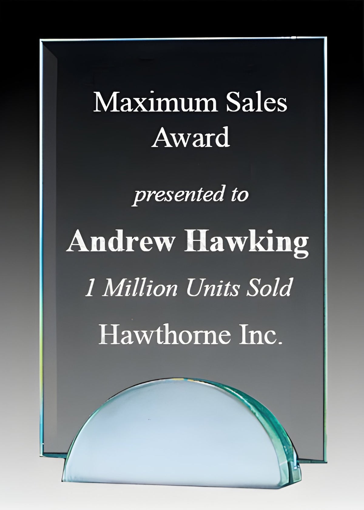Apex Award - Glass