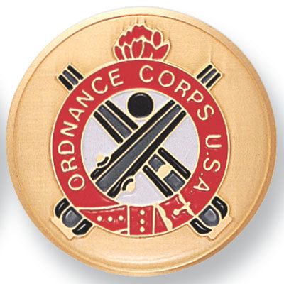 Army Ordnance Corps Medal Insert (Etched, 517523)