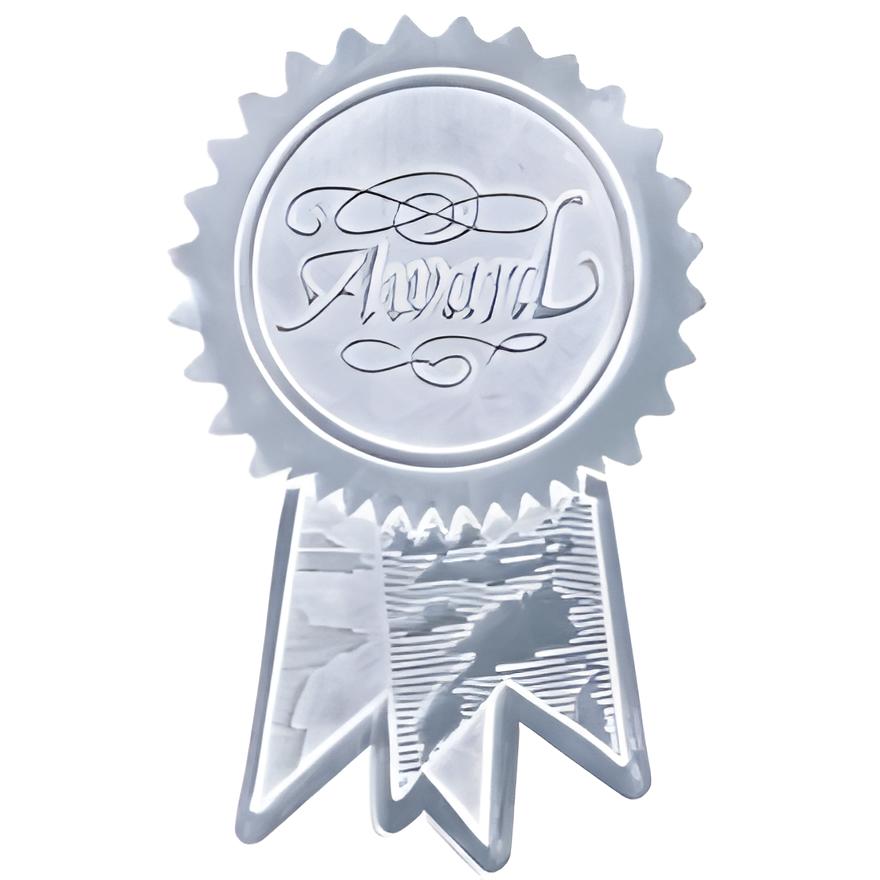 Award Ribbon Silver Certificate Seal