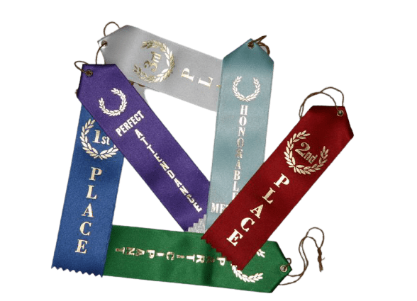 2" x 8" Stock Ribbon with Card & String