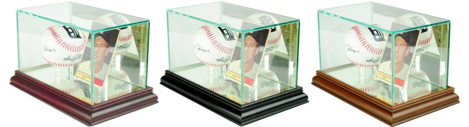Baseball & Card Glass Display Case