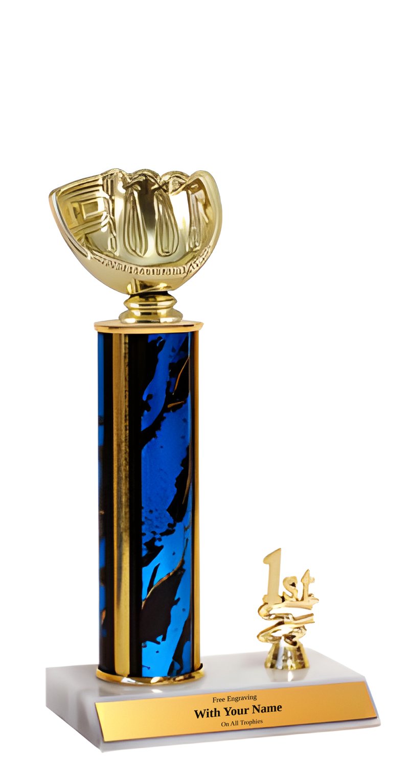 Baseball Glove 1st, 2nd and 3rd Place Trophy
