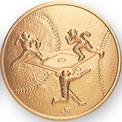 Litho Baseball (Male) Medal Insert