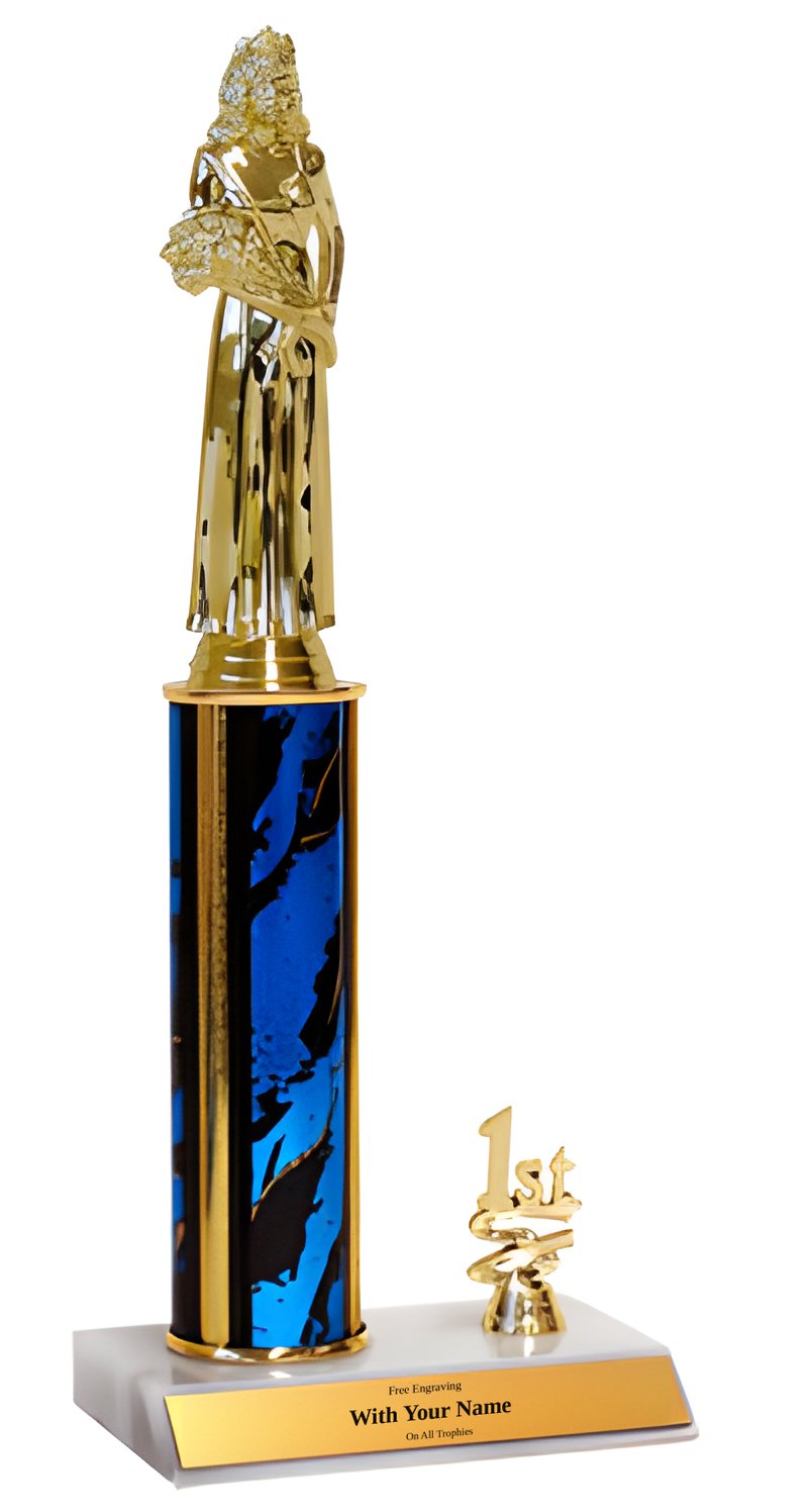 Beauty Queen 1st, 2nd and 3rd Place Trophy