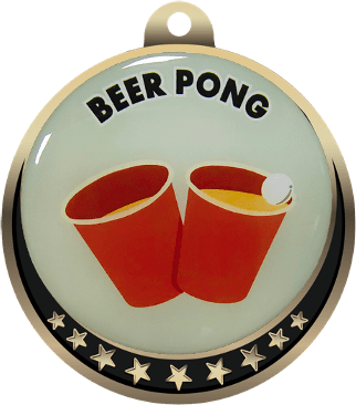 Beer Pong Insert Medal