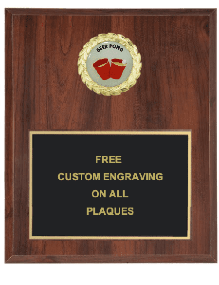 Beer Pong Insert Plaque