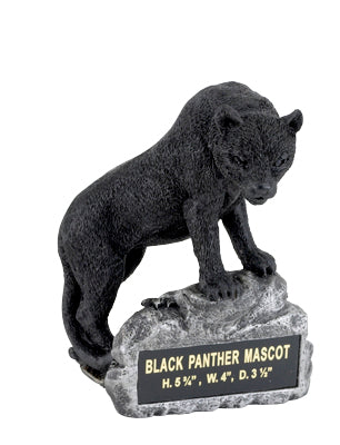 Black Panther Mascot Trophy