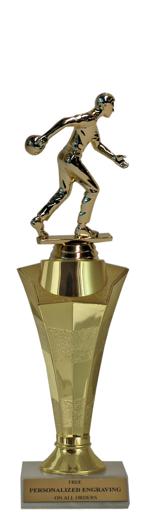 Bowling Star Column Trophy