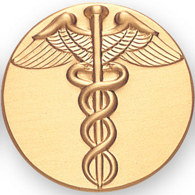 Caduceus Litho Medal Insert