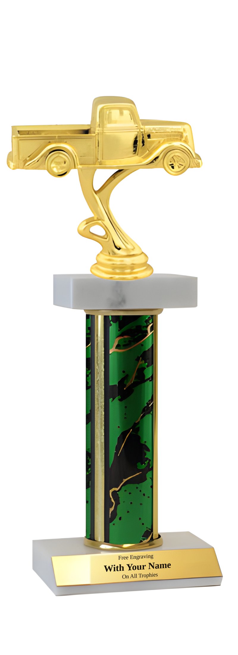 Vintage Pick-up Truck Deluxe Double Marble Trophy