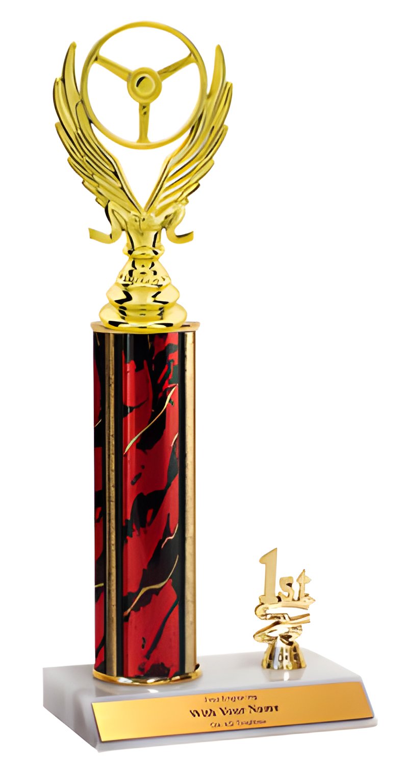 Winged Wheel 1st, 2nd and 3rd Place Trophy
