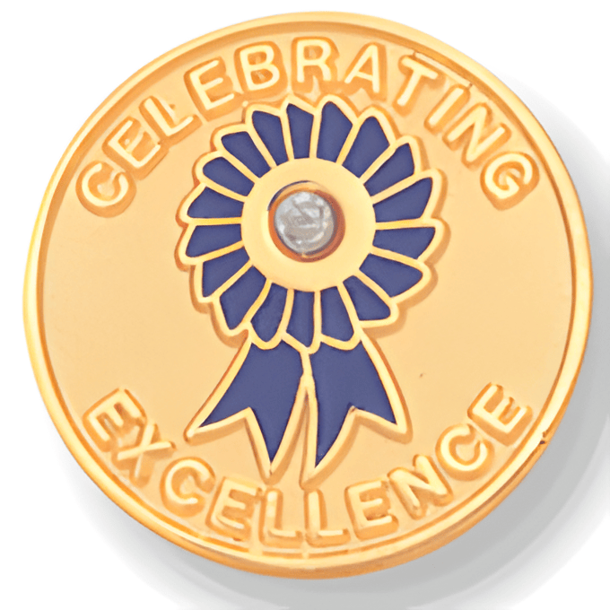 Celebrating Excellence Pin