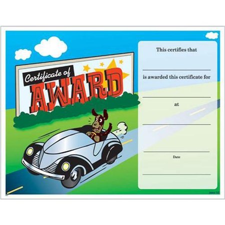 Colorful Certificate of Award