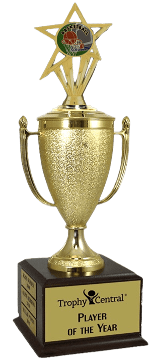 Basketball Champion's Cup Trophy with Insert