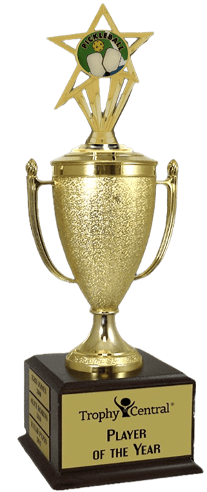 Pickleball Champion's Cup Trophy with Insert