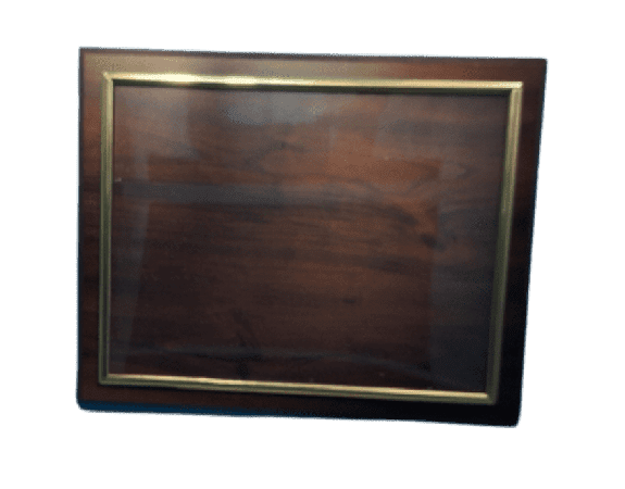 Cherry Certificate Plaque with Gold Frame