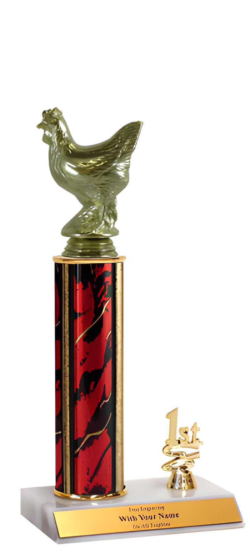 Chicken 1st, 2nd and 3rd Place Trophy