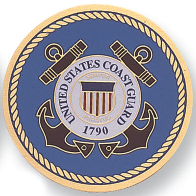 Coast Guard Medal Insert (Etched)