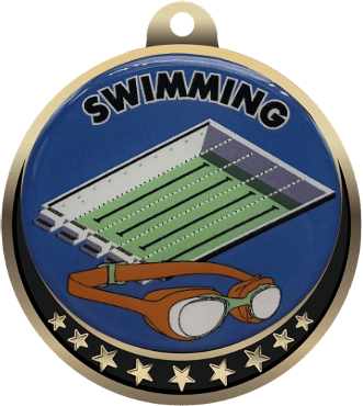 Swimming Insert Medal