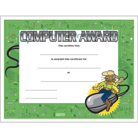 Computer Award Certificate