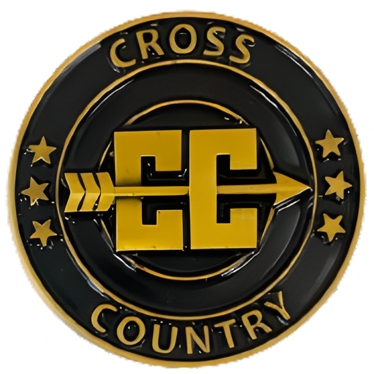 Cross Country Premium Lapel Pin
