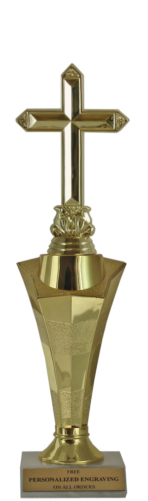 Cross Star Column Trophy