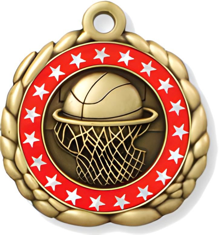 Basketball Custom Ring Medal