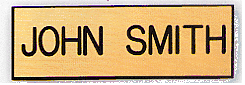 Gold Name Badges