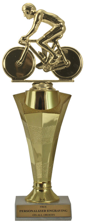 Cycling Star Column Trophy