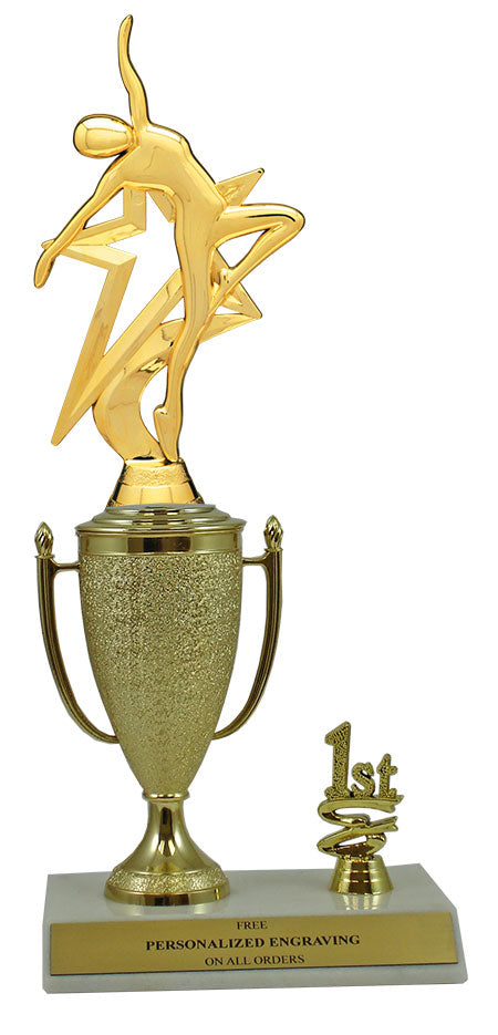 Dance 1st, 2nd and 3rd Place Award Cup Trophy