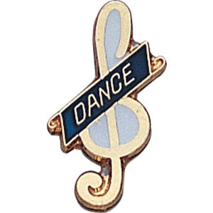 Dance Clef Pin