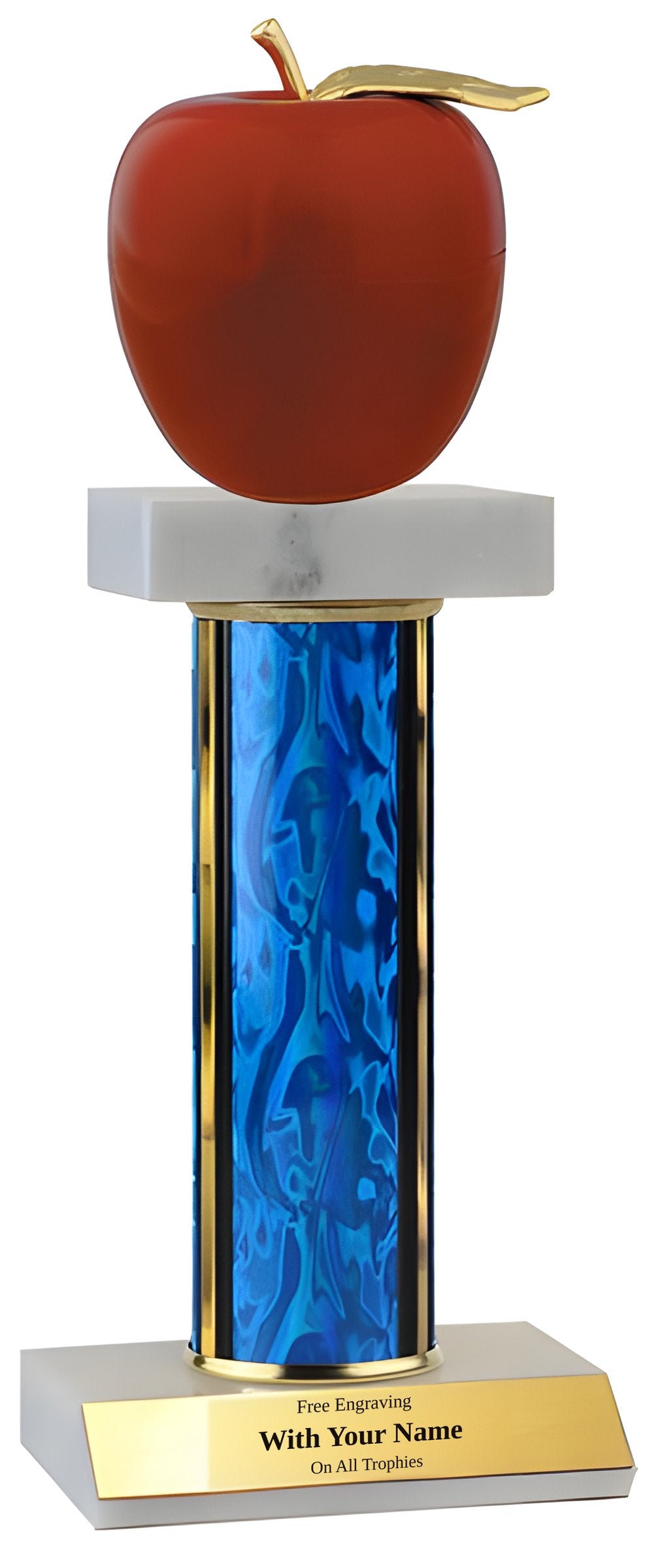 Outstanding Teacher Deluxe Double Marble Trophy